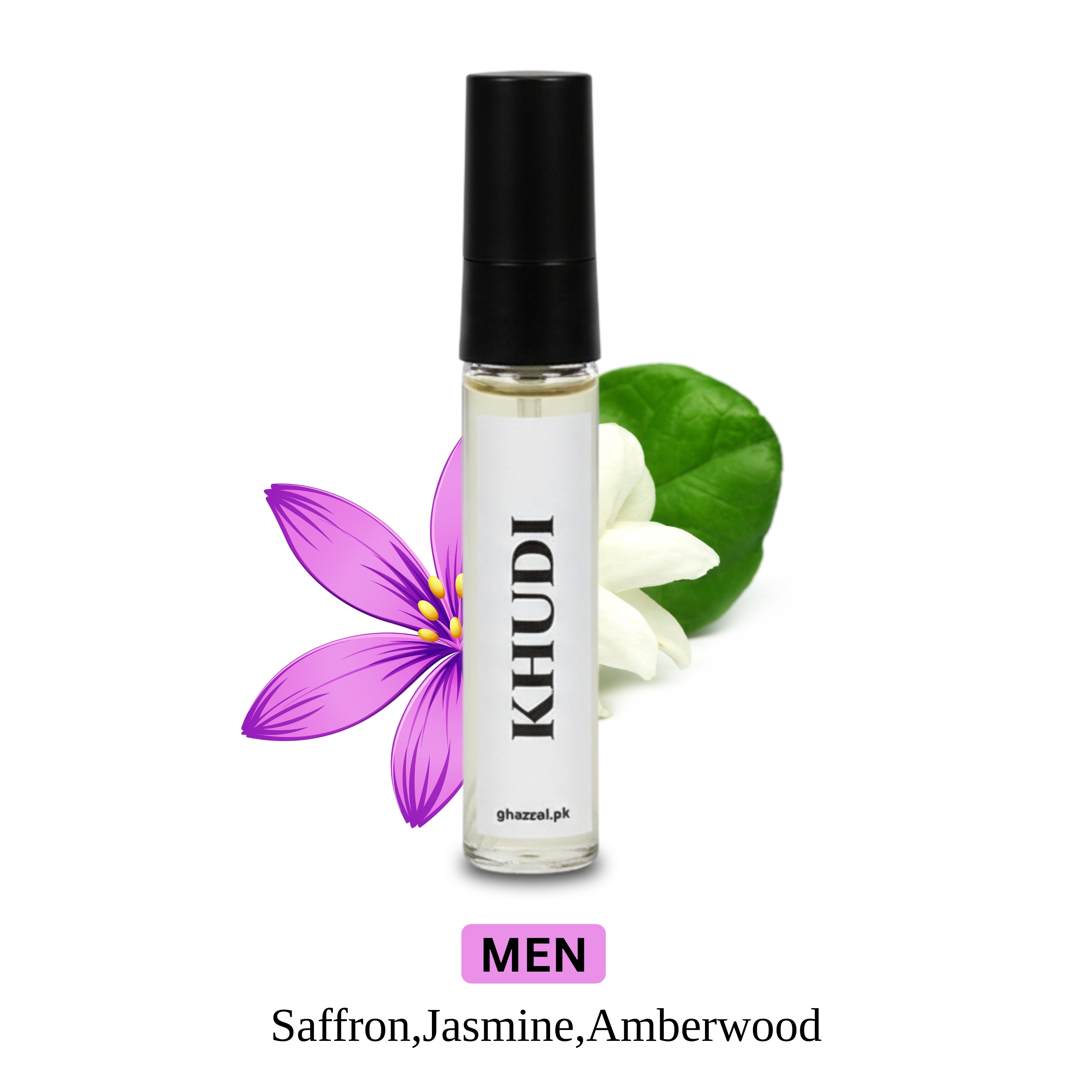 Ghazzal Fragrances – Custom Tester Box (4 × 5ml Perfume Testers)