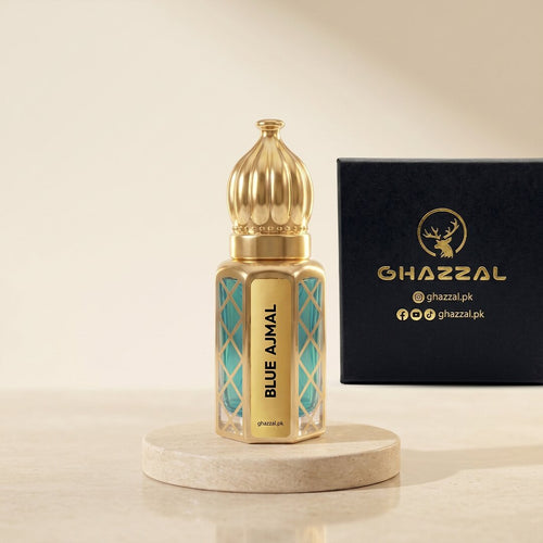 Blue Ajmal Attar - Ghazzal Fragrances - The Essence of Elegance