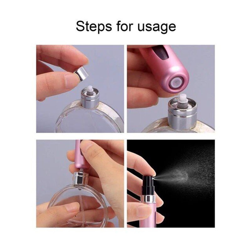 PORTABLE ATOMIZER FOR TRAVEL - Ghazzal Fragrances - The Essence of Elegance
