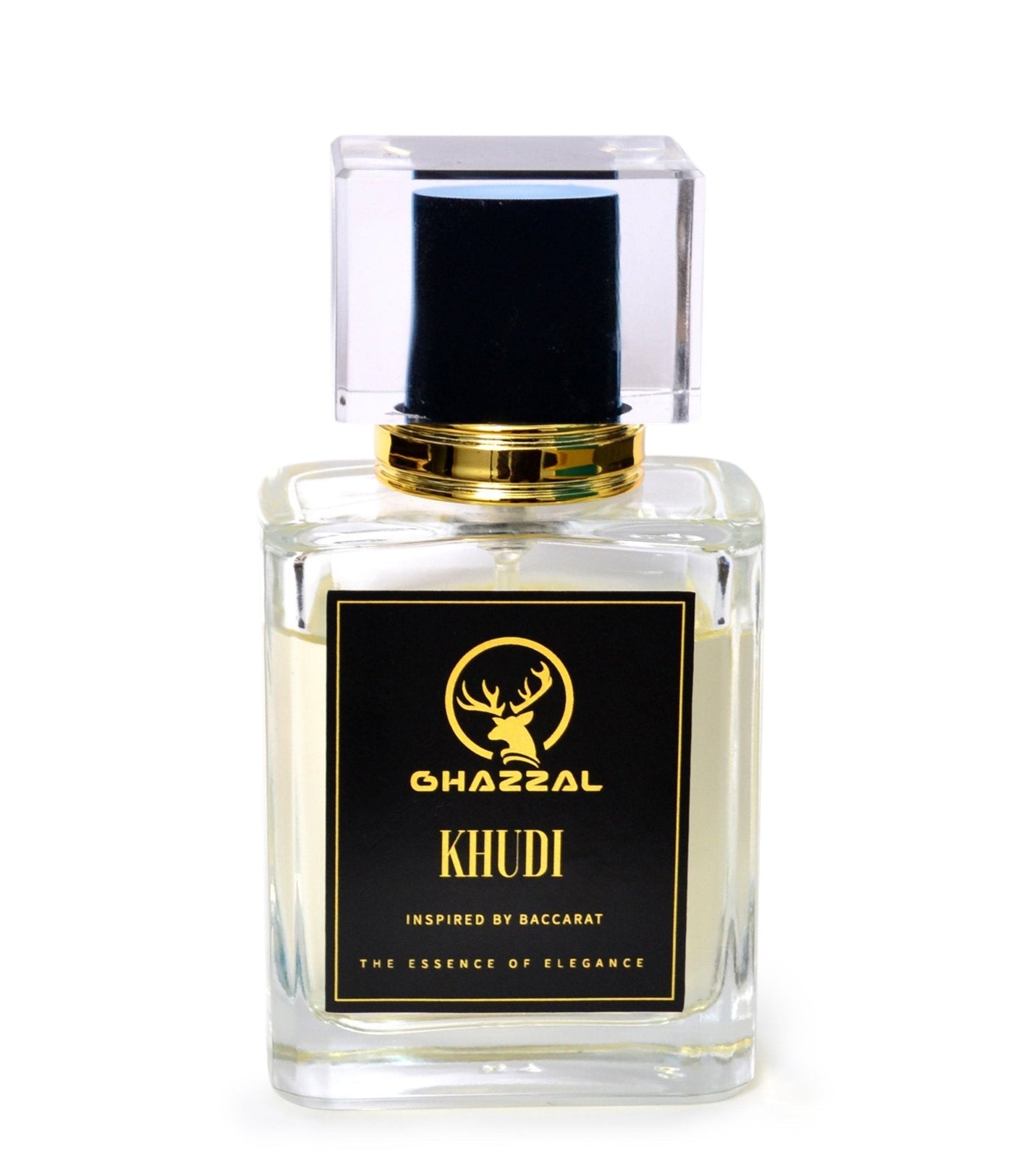 Ghazzal KHUDI Perfume – Radiant Saffron & Amber Fragrance Inspired by Baccarat - Ghazzal Fragrance